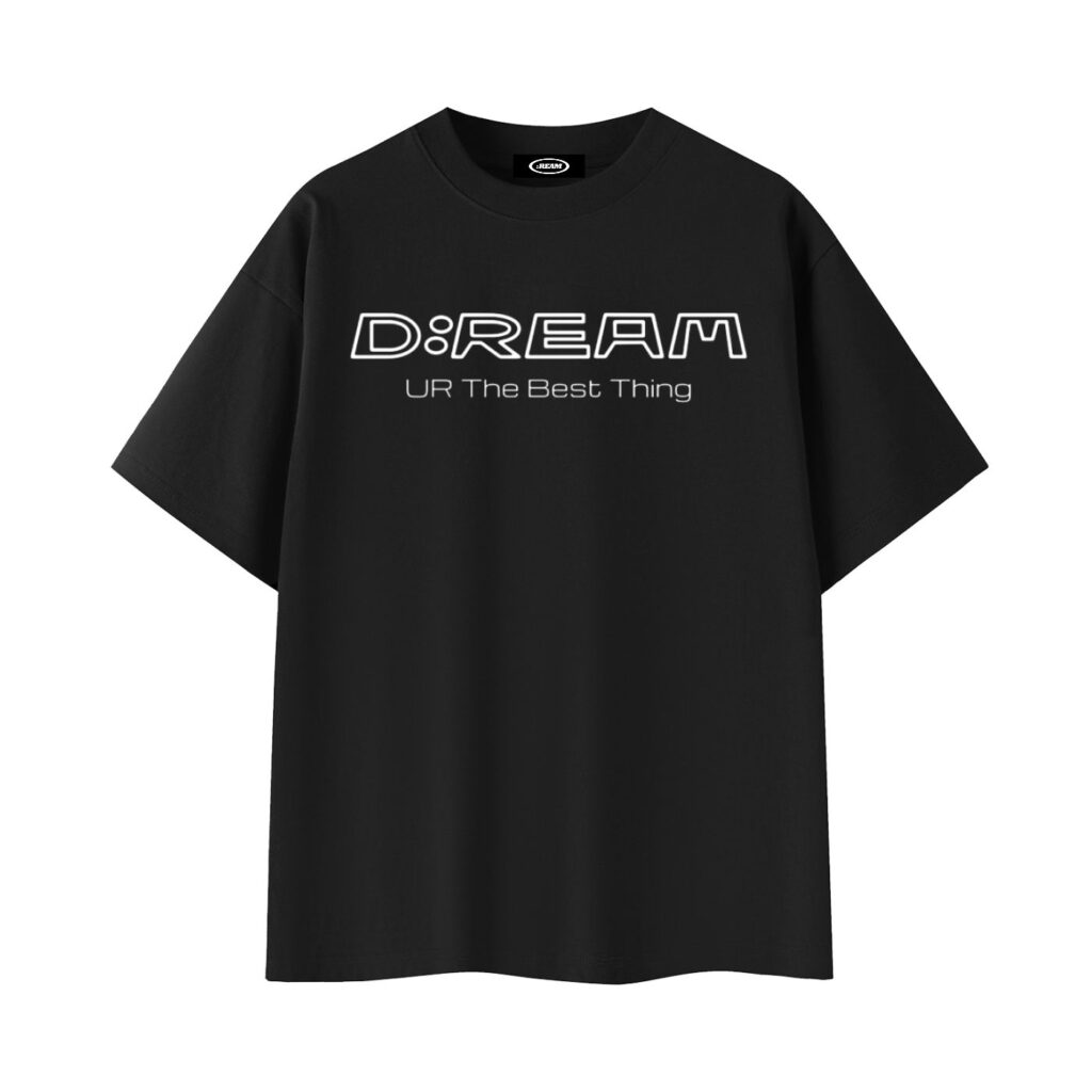 “UR The Best Thing” D:REAM Cotton Tee – Black